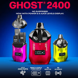 Ghost 2400 Puffs Disposble Vape Kit By Vapes Bars - Vapour VapeVapes Bars