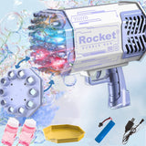 Bazooka 69 Holes Bubble Machine Guns Toys for Kids Bubble Blower - Purple - Vapour VapeVapour Vape