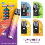 Hayati Remix 2400 Puffs 4 in 1 Disposable Vape Pod Kit - Vapour VapeHayati
