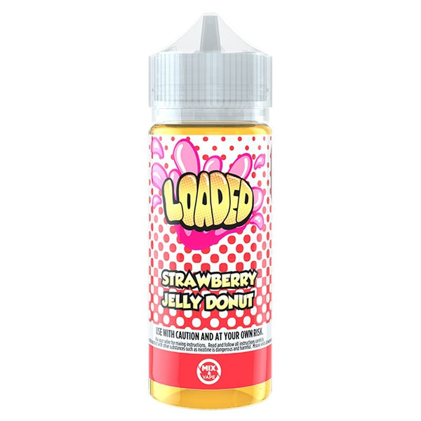 Loaded Strawberry Jelly Donut Vape Juice 100ml Vapour Vape