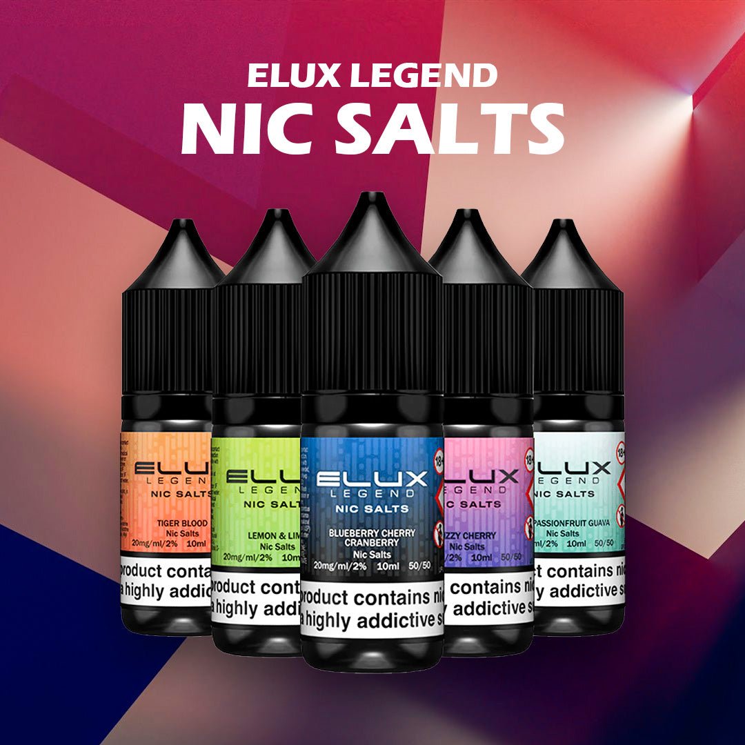 Elux Legend Nic Salts 10ml Review: Flavour, Performance & Nic Strengths