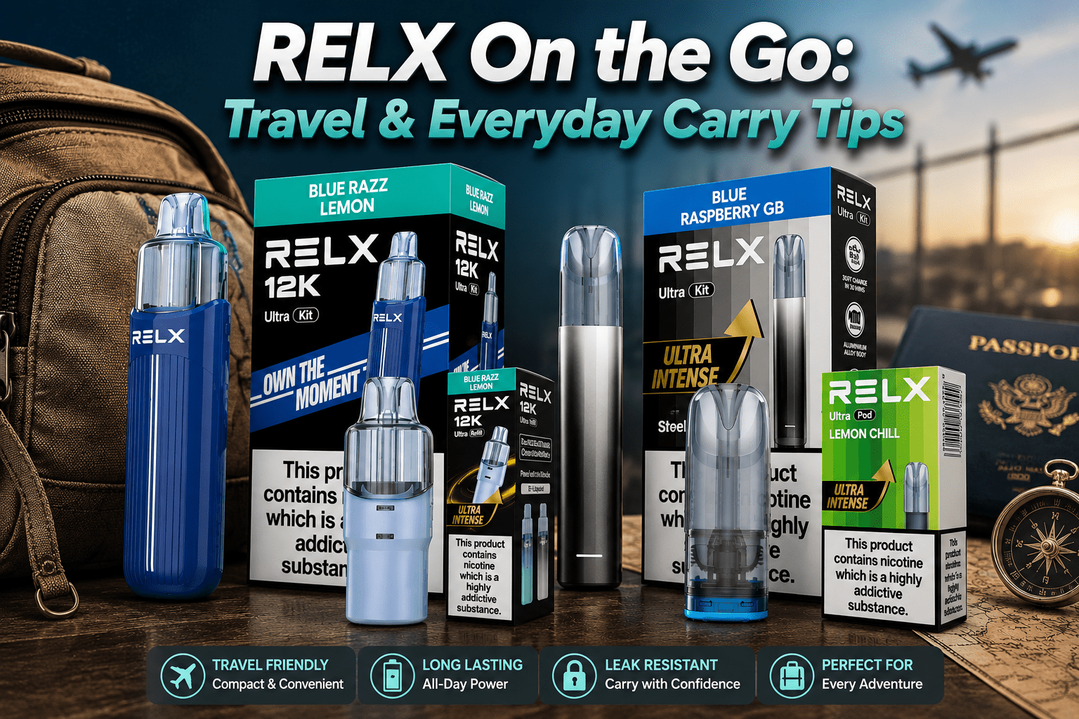RELX On the Go: Travel & Everyday Carry Tips