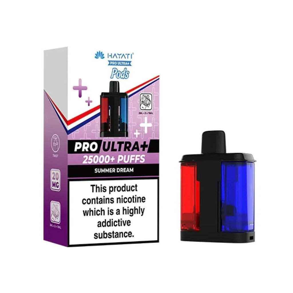 Which Flavors Are Available in the Hayati Pro Ultra Plus 25K Prefilled Pods?