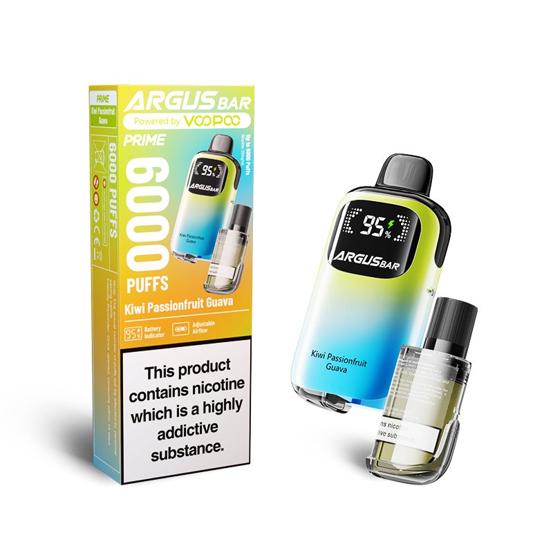 Argus Bar Prime 6000 Vape Box of 5 Vapour Vape Argus Bar Prime 6000 Vape Box of 5 Vapour Vape