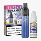 Elf Bar EV5000 Starter Kit & Elfliq Salt 10ml Combo Pack - Vapour VapeElfbar