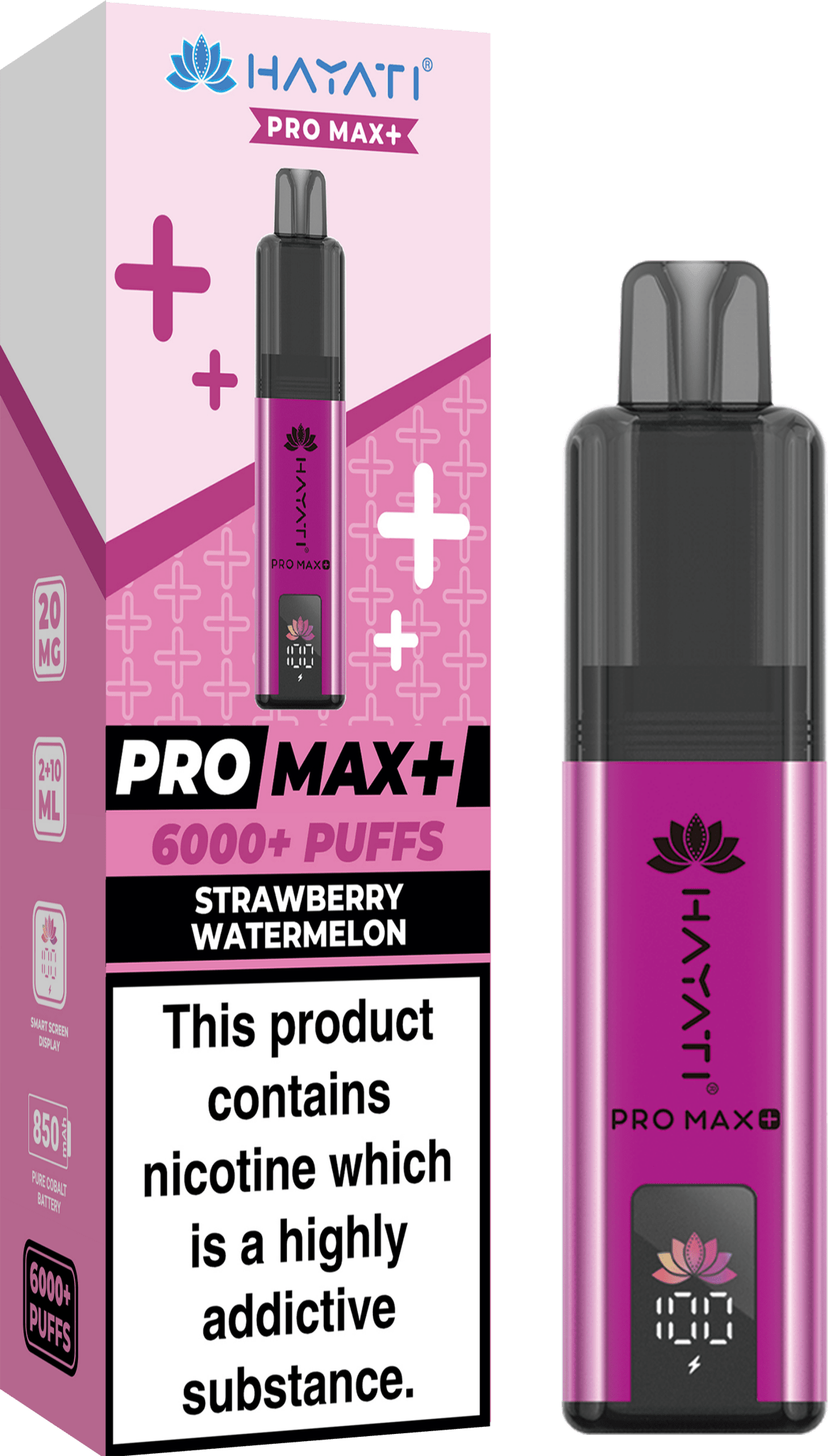 Hayati Pro Max+ 6000 Puffs Vape Starter Kit | Prefilled Pod Kit ...
