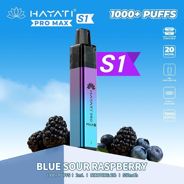 Buy Hayati Pro Max S1 Vape Kit | Prefilled & Refillable Pods Vapour Vape Buy Hayati Pro Max S1 Vape Kit | Prefilled & Refillable Pods Vapour Vape