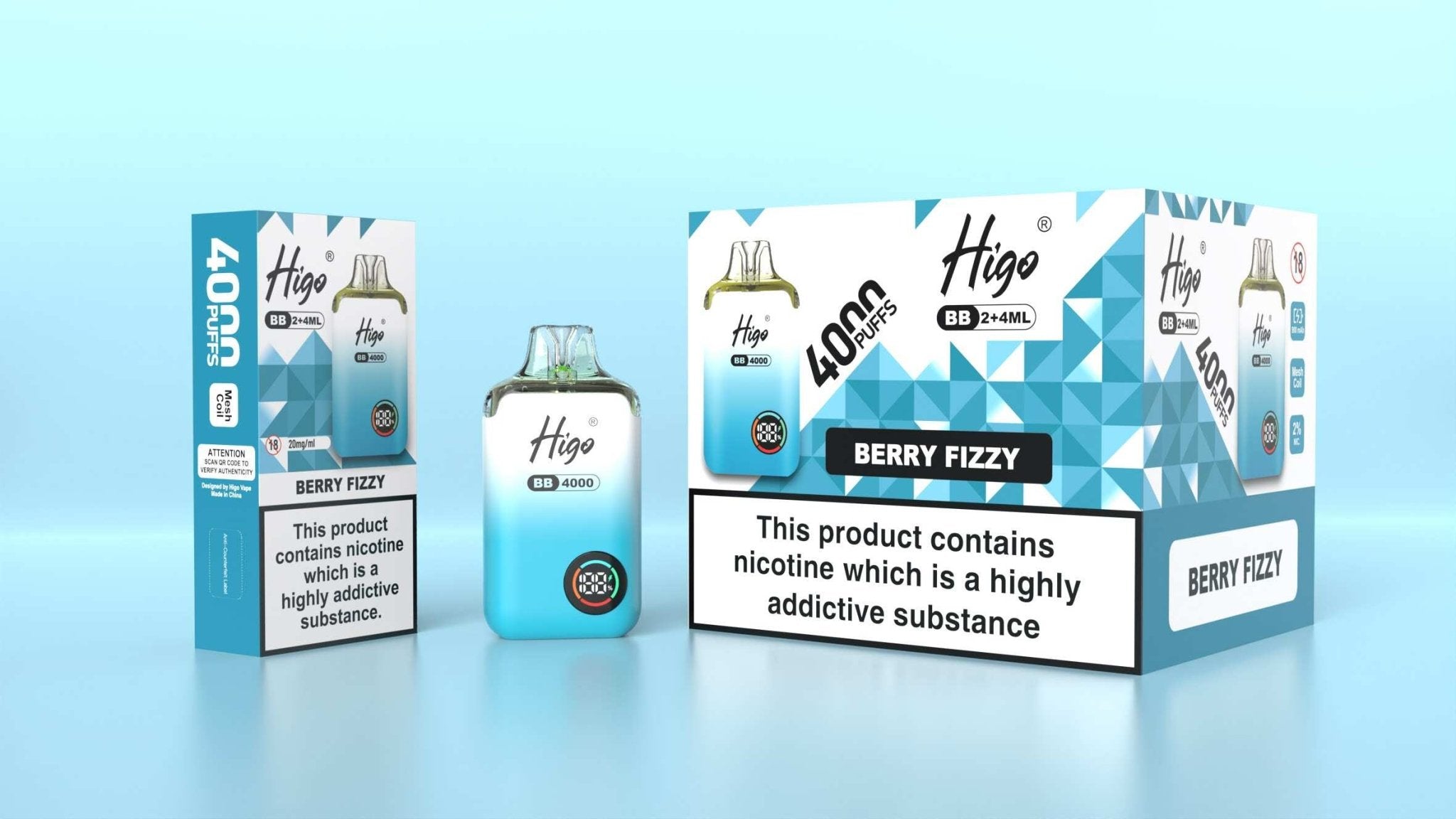Higo BB 4000 Prefilled Pod Vape Kit Box of 5 - Bulk Wholesale Price Vapour Vape Higo BB 4000 Prefilled Pod Vape Kit Box of 5 - Bulk Wholesale Price Vapour Vape