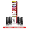 IVG 2400 Reload 4 in 1 Prefilled Pods | Pack of 5 - Vapour VapeIVG