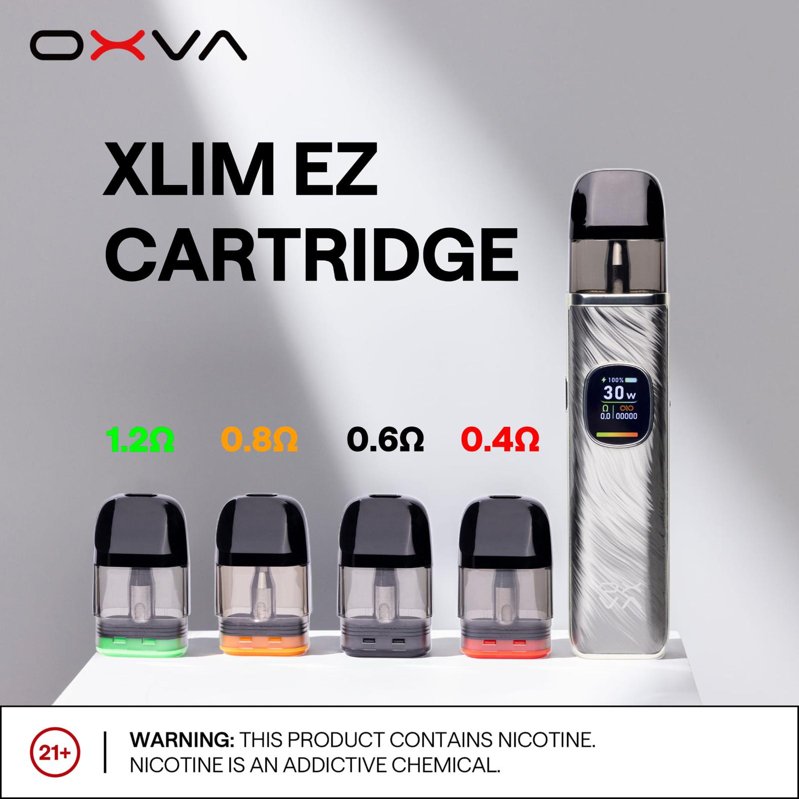 Oxva Xlim EZ Cartridge Pods (Pack of 3) - Vapour Vape Oxva Xlim EZ Cartridge Pods (Pack of 3) - Vapour Vape
