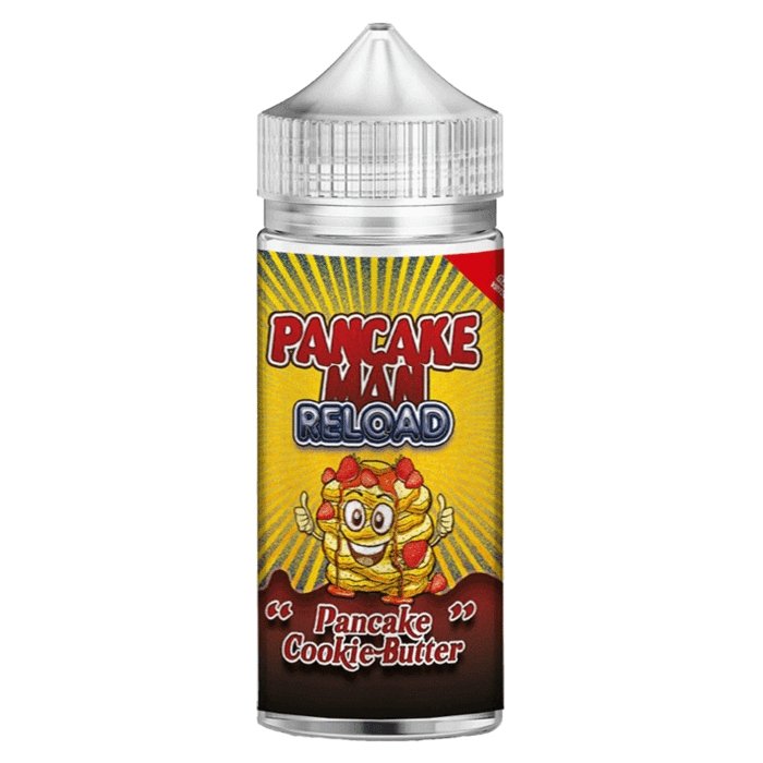Pancake Man - Pancake Cookie Butter - 100ml Vapour Vape Pancake Man - Pancake Cookie Butter - 100ml Vapour Vape