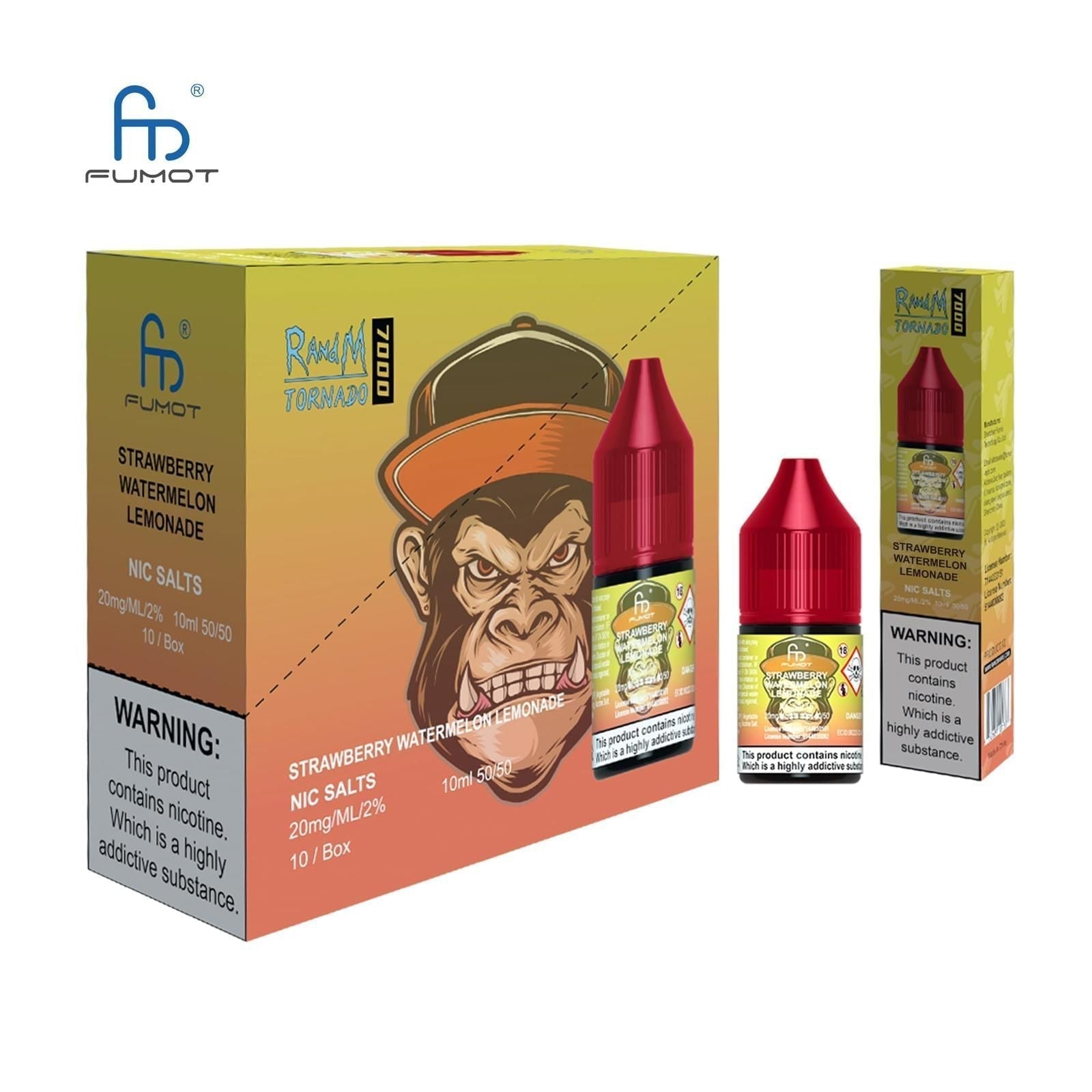 R and M 7000 Nic Salt 10ml - Box of 10 - Vapour VapeR and M