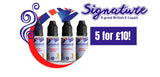 Signature 5 X 10ml - Vapour VapeSignature