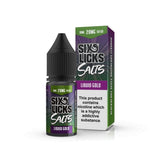 Six Licks 10ML Nic Salt - Vapour VapeSix Licks