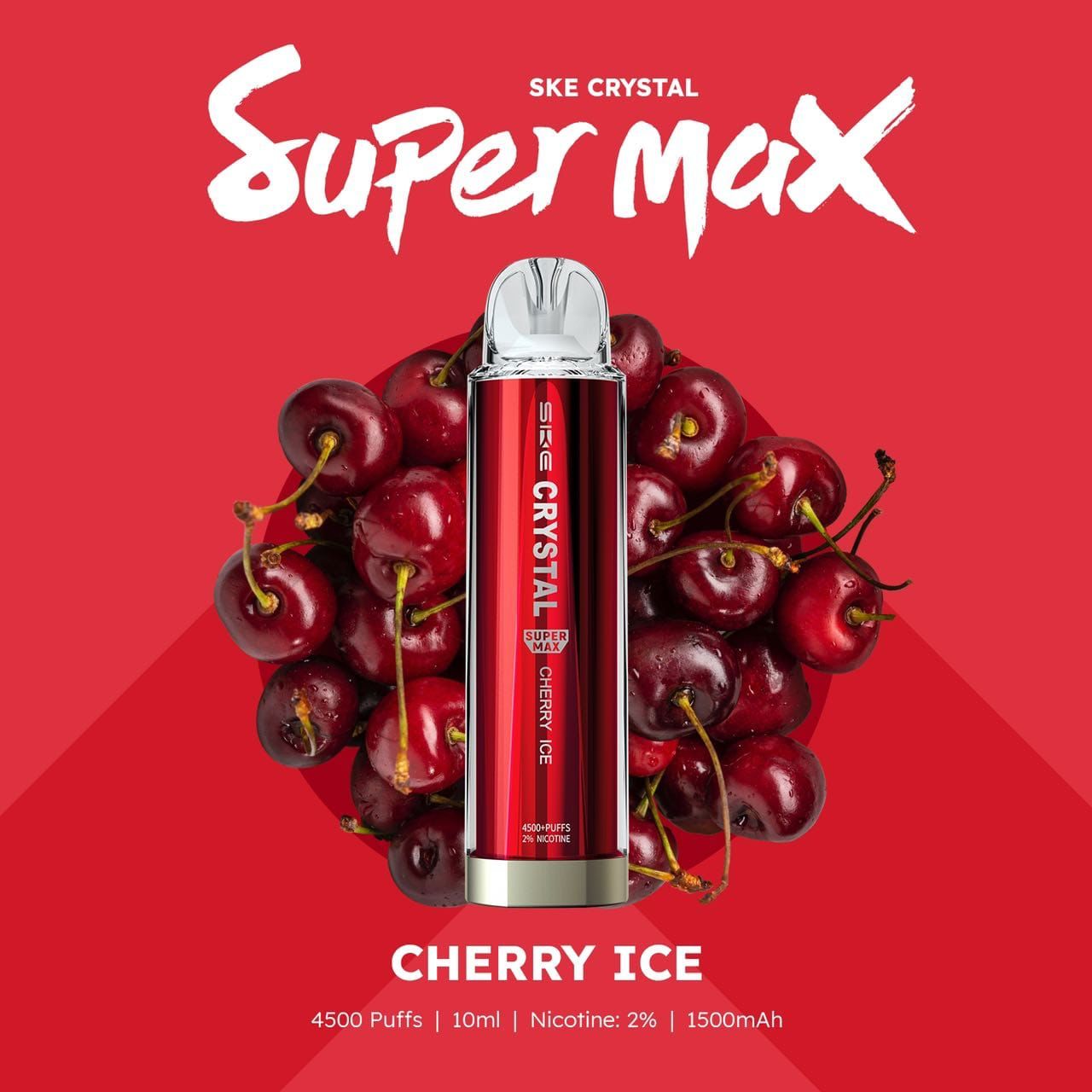 Ske Crystal Super Max 4500 Disposable Vape Pod Device - Vapour VapeSKE Crystal Bar