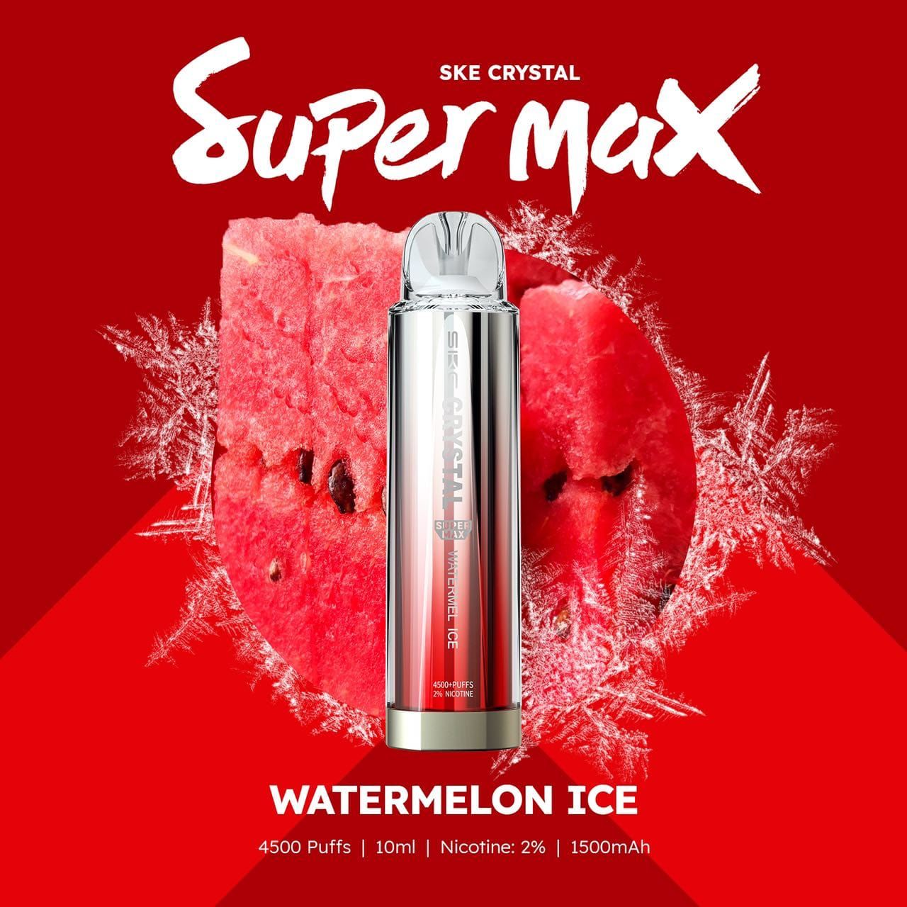 Ske Crystal Super Max 4500 Disposable Vape Pod Device - Vapour VapeSKE Crystal Bar